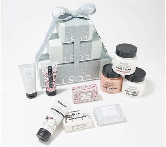 Beekman 1802 9-Piece Holiday Goat Milk Bath & Body Gift Collection | QVC