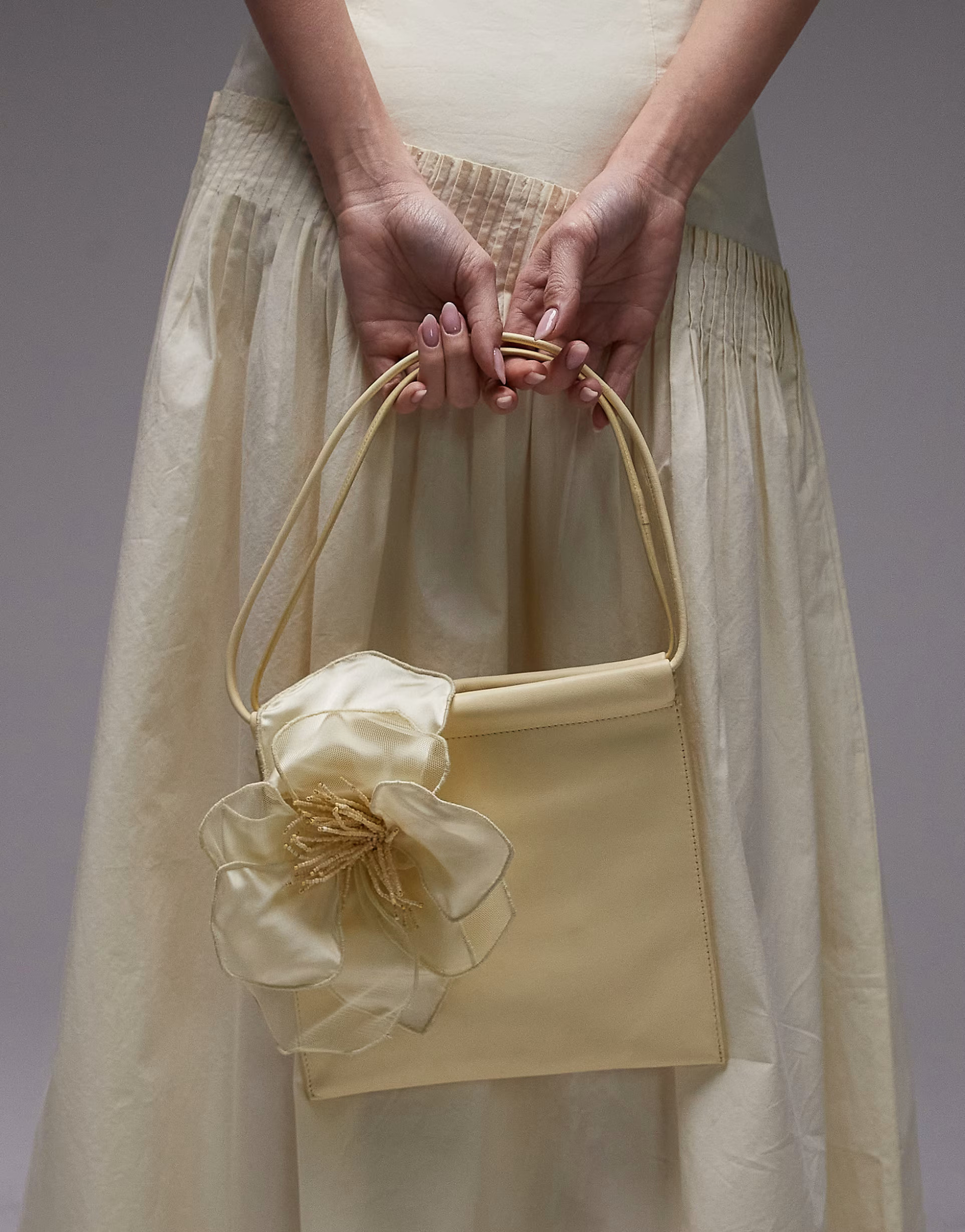 & Other Stories flower pouch bag in light yellow | ASOS | ASOS (Global)