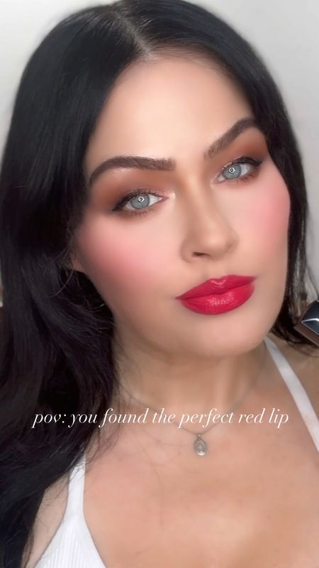 The perfect red lipstick 

#LTKVideo #LTKover40 #LTKbeauty