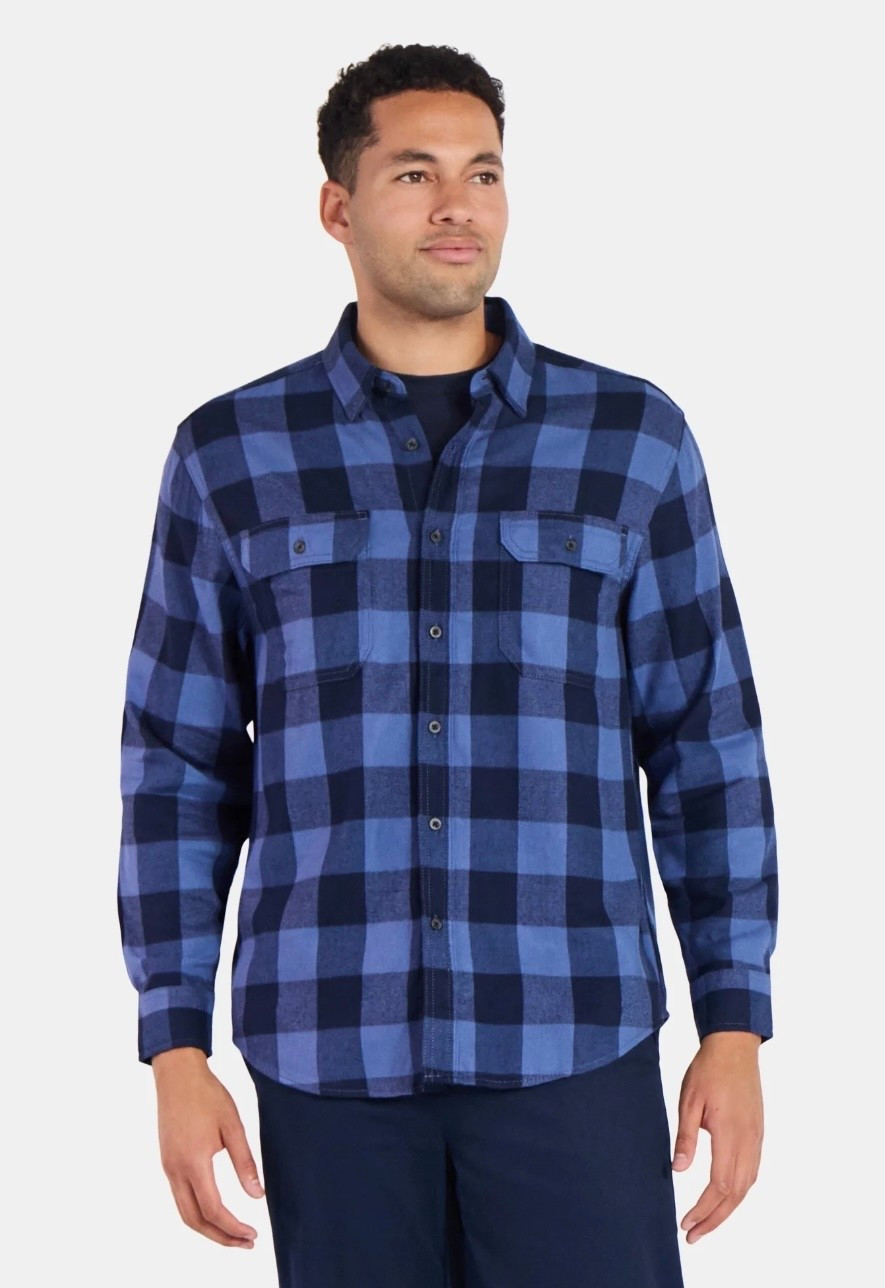 Men's and Big Men's Double Pocket Flannel Shirt
I ordered a size medium 

#LTKMidsize #LTKSeasonal #LTKOver40