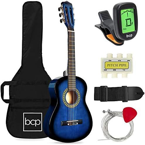 Best Choice Products 30in Kids Acoustic Guitar Beginner Starter Kit with Electric Tuner, Strap, C... | Amazon (US)