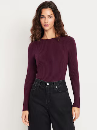 SoSoft Lite Rib Crew-Neck Sweater | Old Navy (US)