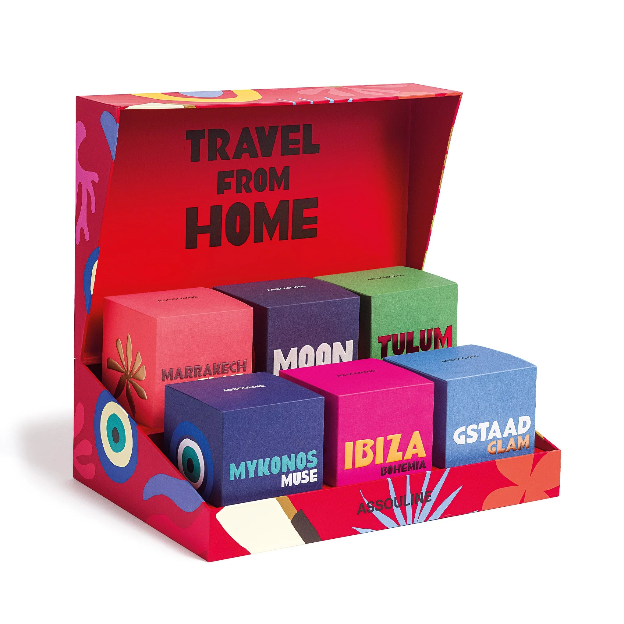 Travel From Home Scented Candle Set | Assouline