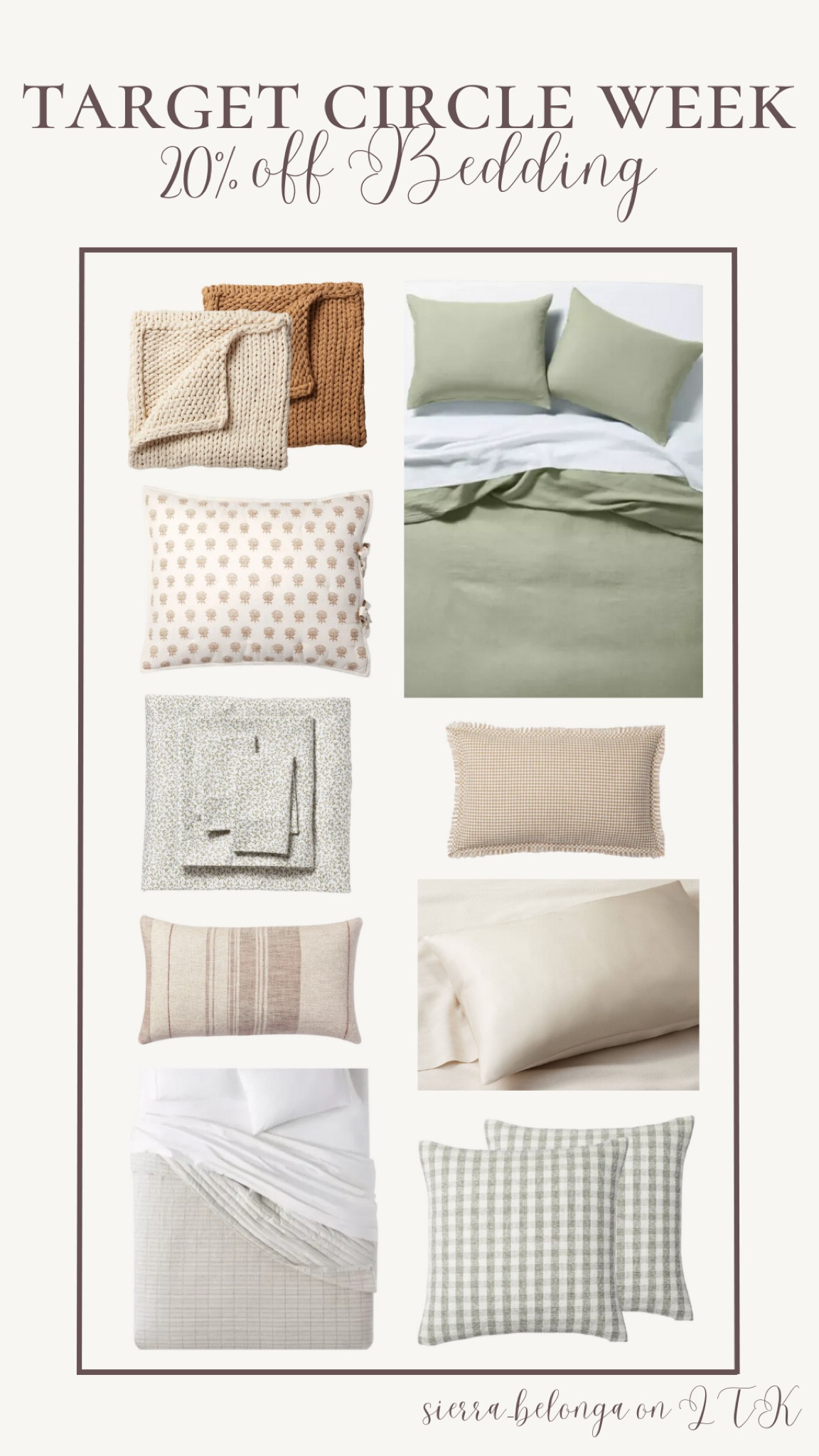20% off bedding during Target circle week! 

#LTKSale #LTKhome #LTKunder100