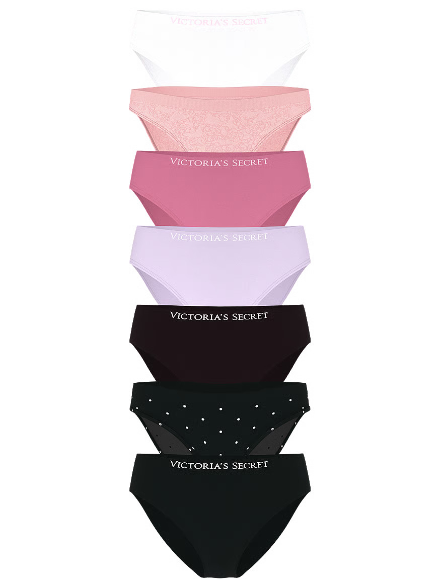 Buy 7-Pack Seamless Bikini Panties, Assorted - Order PACKAGED-PANTY online - Victoria's Secret US | Victoria's Secret (US / CA )