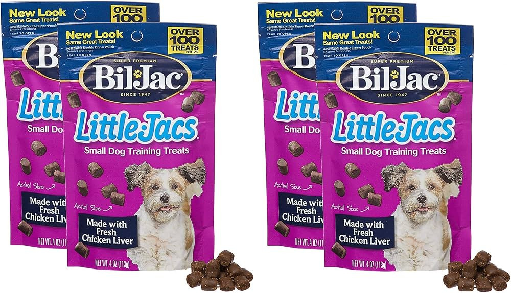 Bil-Jac Little Jacs Small Dog Training Treats - Soft Chicken Liver Dog Treats for Puppy Rewards -... | Amazon (US)