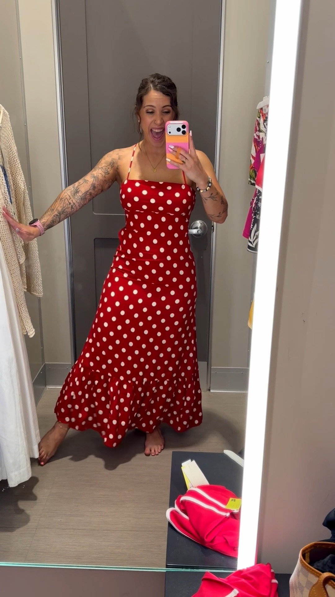 It’s giving pretty woman vibes and I love it. It came home with me. I’m wearing a small.

#LTKootd #LTKSeasonal #LTKSaleAlert