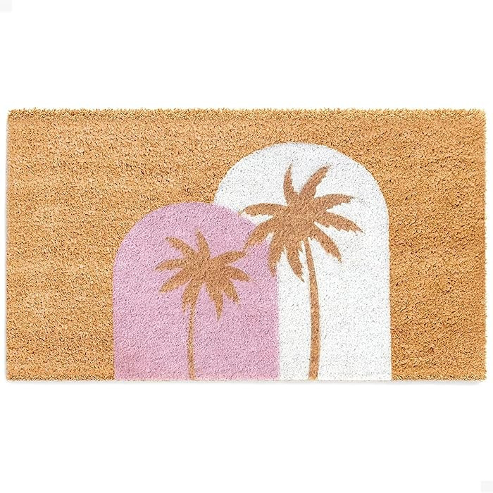 Door Mat - Welcome Mat for Front Door with Non-Slip Backing - Durable Spring & Summer Doormat - P... | Amazon (US)