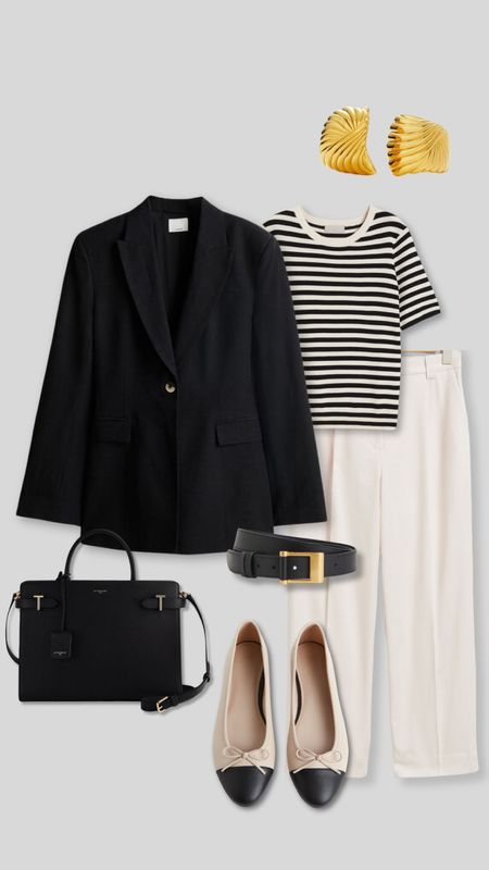 Styling straight leg white trousers for a workwear look 🤍

H&M other stories minimal style old money blazer work outfit smart look spring look spring outfit 

#LTKover40 #LTKU #LTKSeasonal