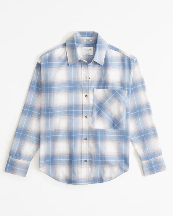 Oversized Flannel Shirt | Abercrombie & Fitch (US)