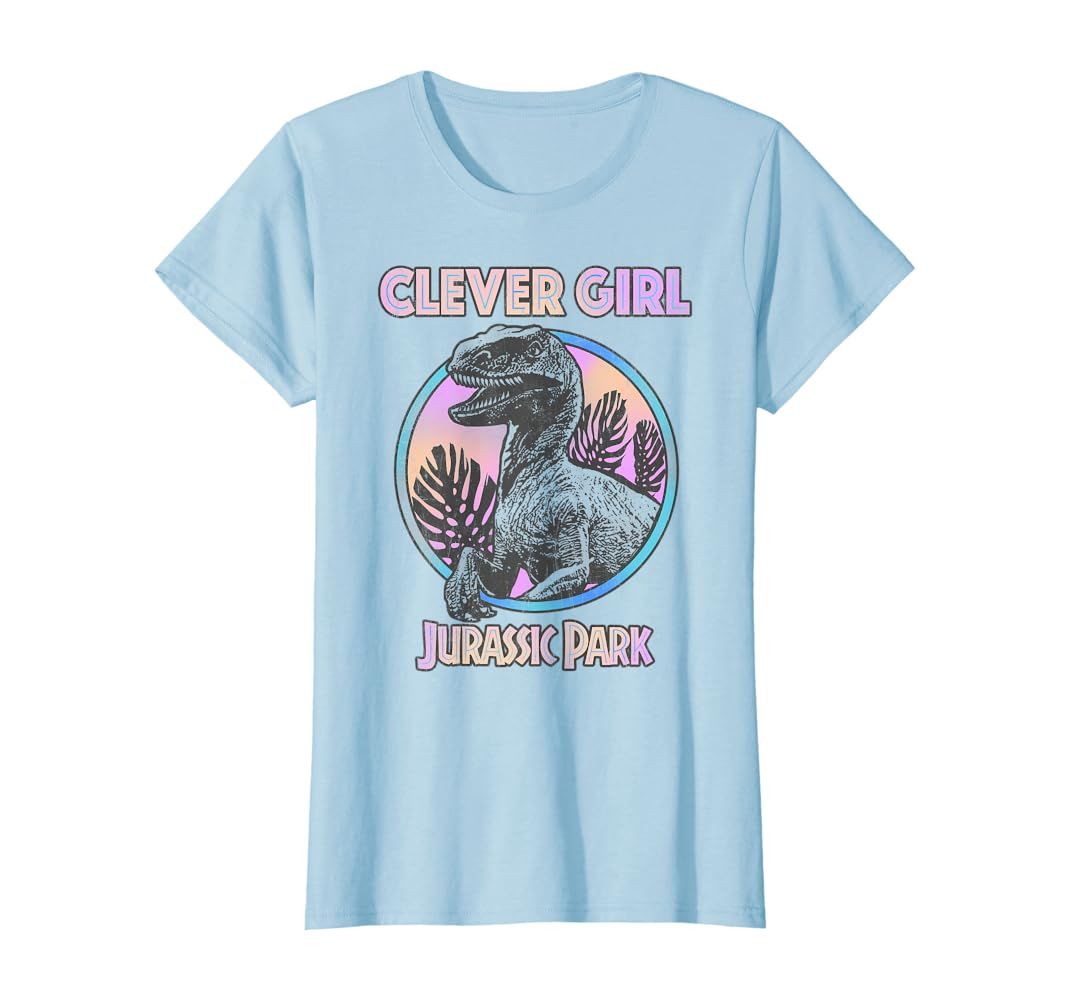 Jurassic World Boho Retro Clever Girl Raptor Graphic T-Shirt | Amazon (US)