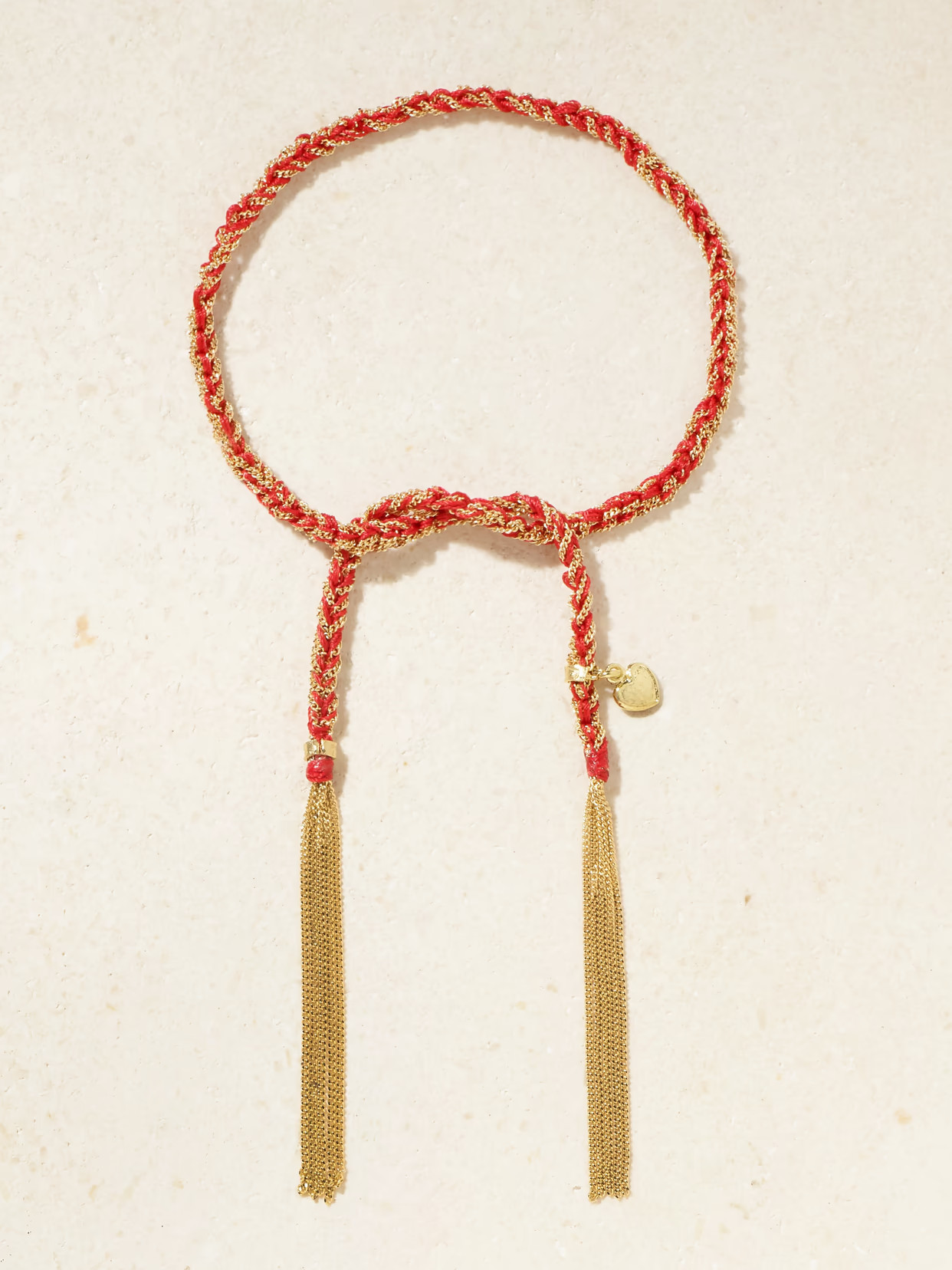 Carolina Bucci - Lucky 18-karat Gold Silk Bracelet - One size | NET-A-PORTER (US)