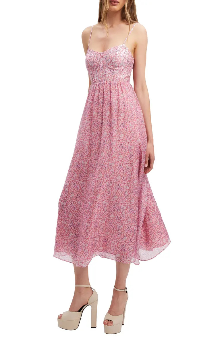 Milika Floral Midi Dress | Nordstrom