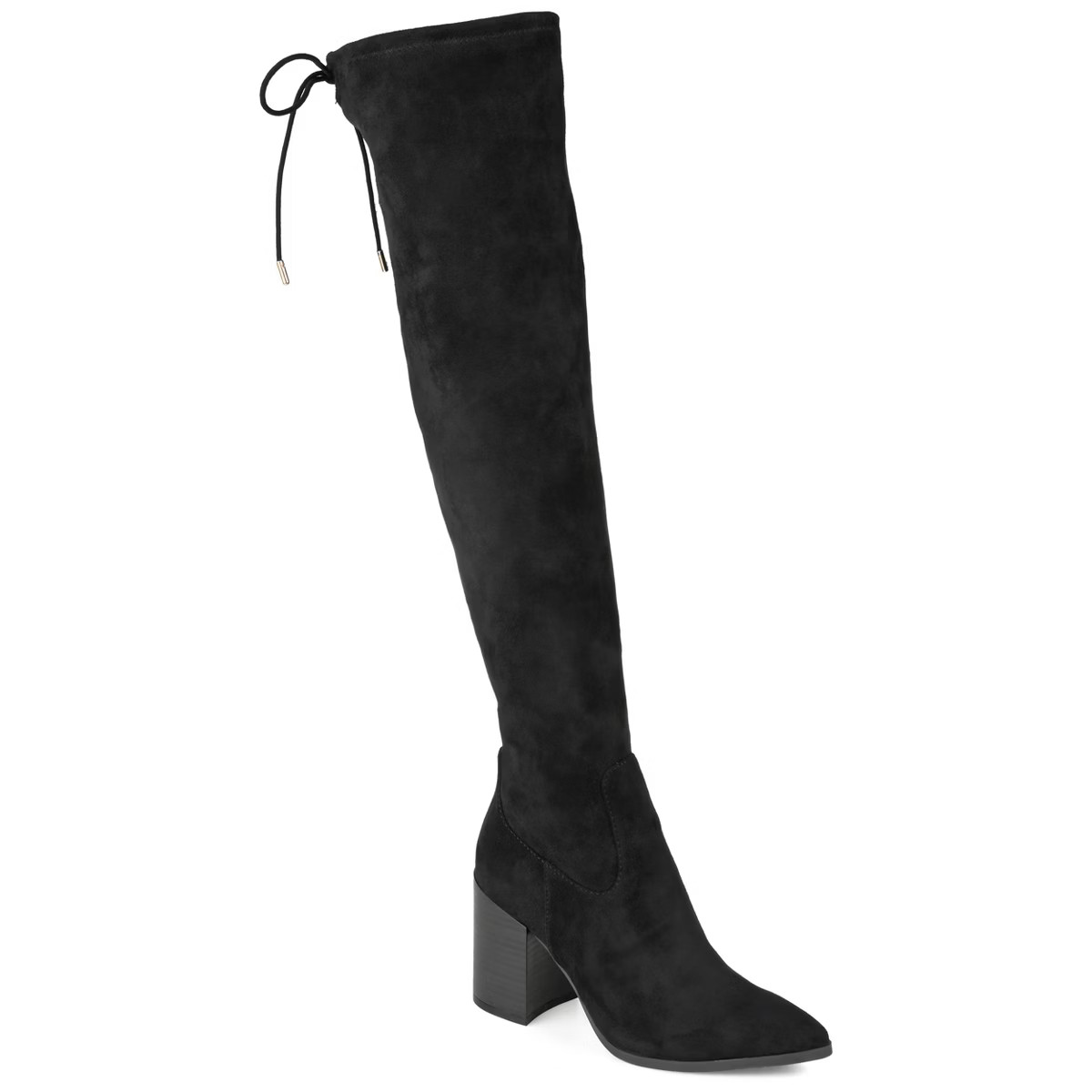 Journee Collection Womens Paras Tru Comfort Foam Wide Calf Stacked Heel Over The Knee Boots | Target