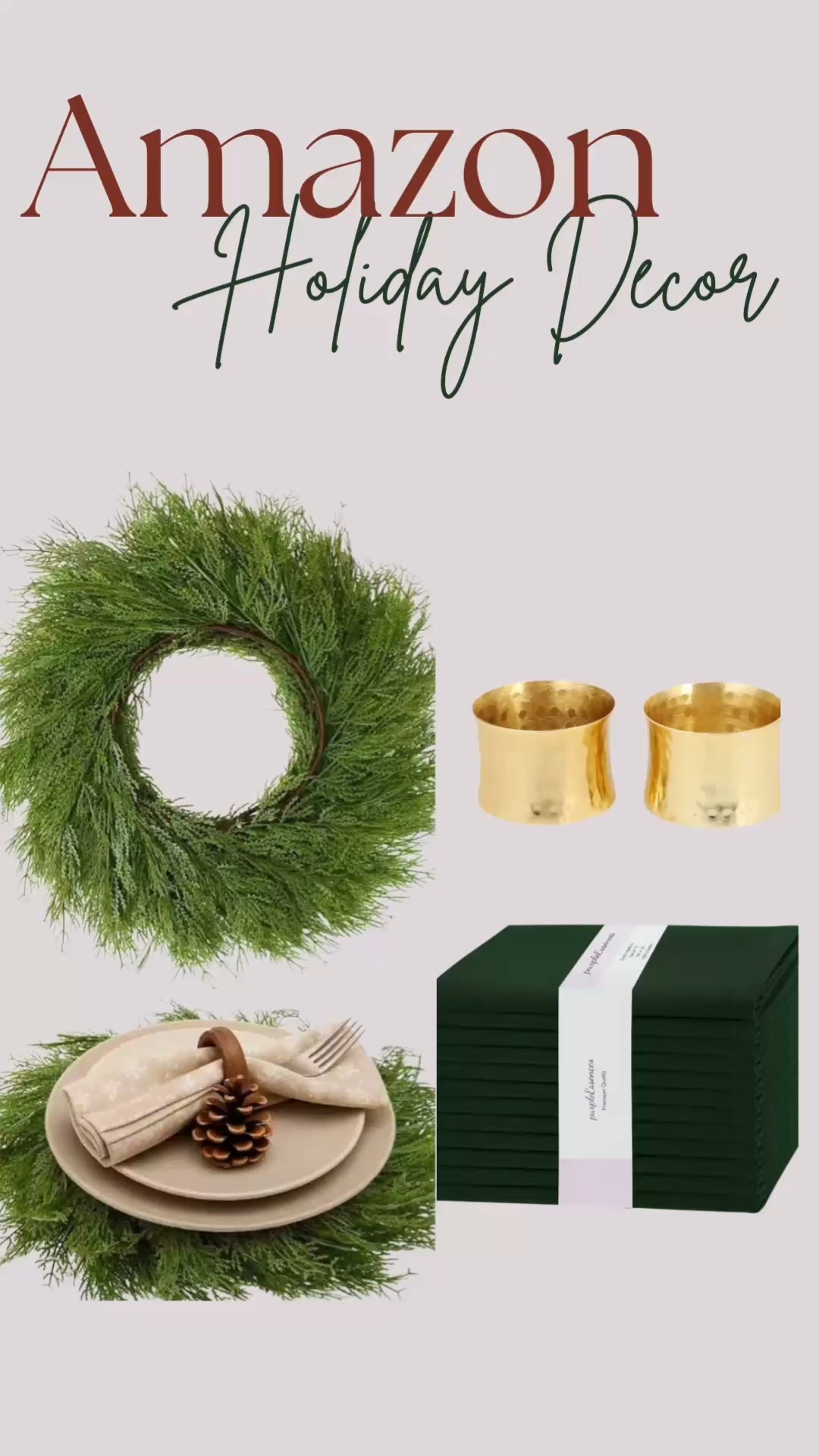 Amazon holiday decor 

#LTKHoliday #LTKHome #LTKSeasonal