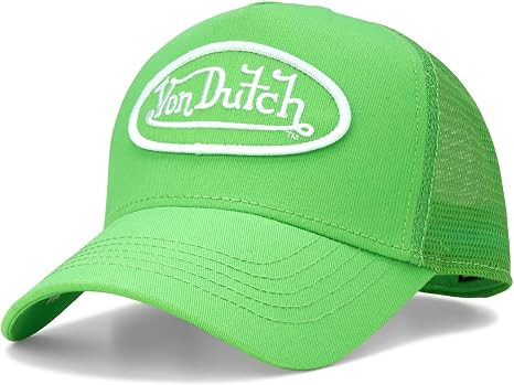 Von Dutch Unisex Trucker Hat - Retro Classic Solid Color Mesh Back Snapback Baseball Cap for Men ... | Amazon (US)
