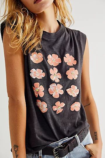 Pansies Moto Tee | Free People (Global - UK&FR Excluded)