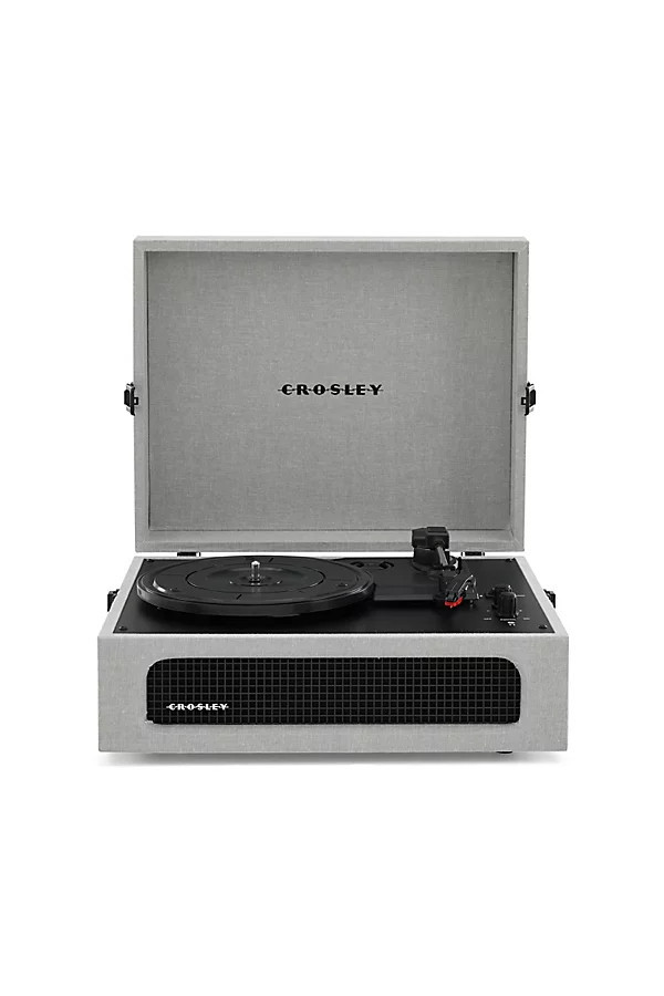 Crosley Voyager Bluetooth Record Player in Grey at Urban Outfitters | Urban Outfitters (US and RoW)