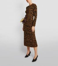 Hayley Menzies Ikat Camel/black Ikat Leopard Midi Skirt | Harrods UK | Harrods