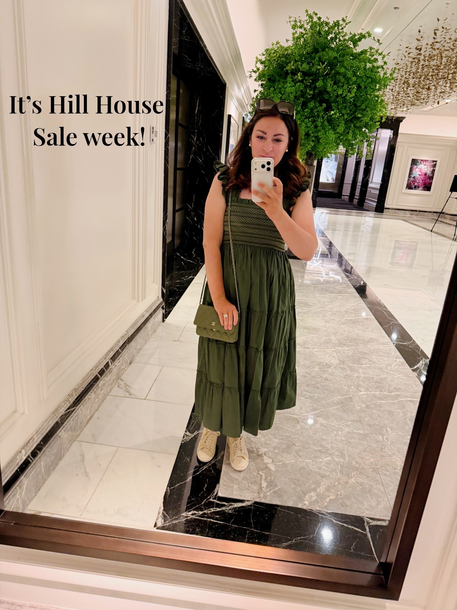 @Hill House Home is having its semi-annual sale! Shop their website for 20% off some of their best styles! I wore my “Ellie” for shopping afternoon in Chicago and got so many compliments!!

#LTKmomlife #LTKSaleAlert #LTKPetite