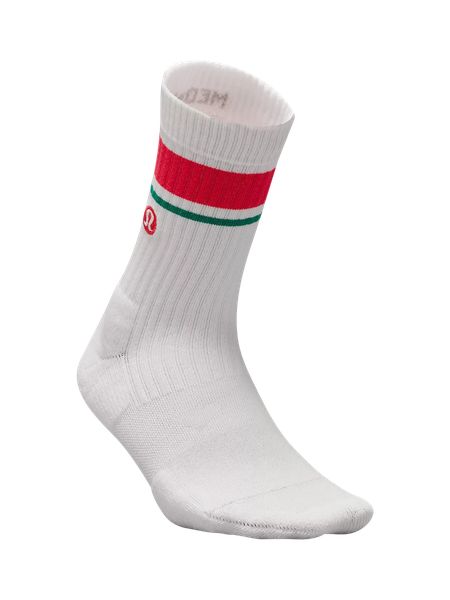 Women's Daily Stride Ribbed Comfort Crew Socks | Lululemon (US)