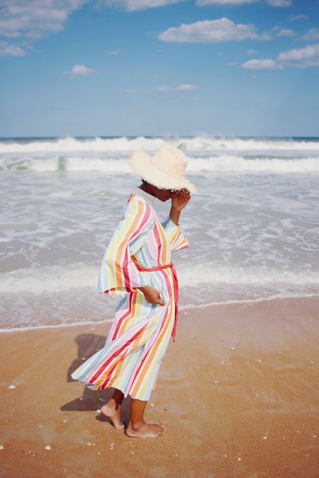 Weekend outfit- a colorful robe for the beach  

#LTKSeasonal #LTKstyletip