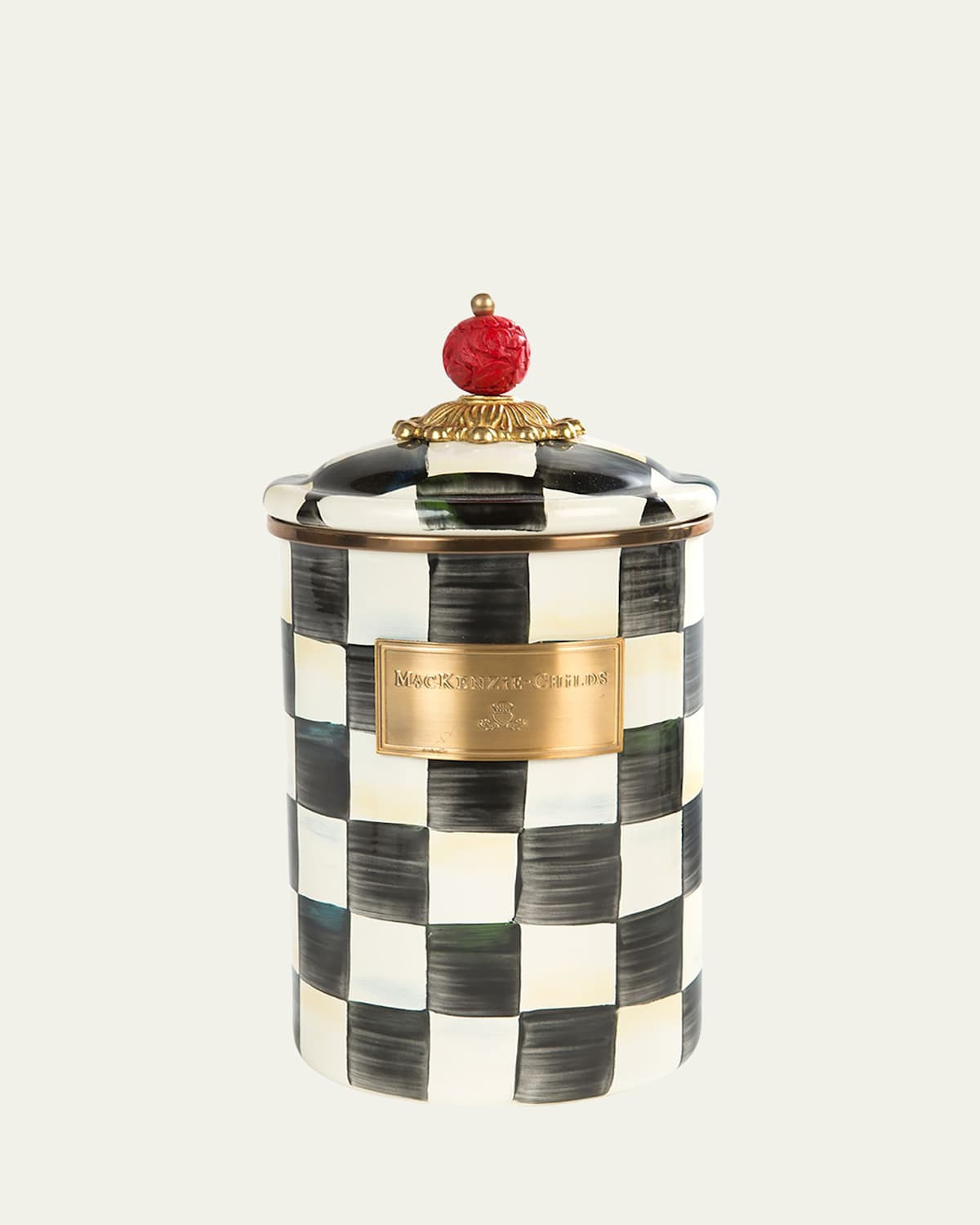 Courtly Check Large Canister | Bergdorf Goodman