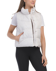 Cropped Puffer Vest | Women | Marshalls | Marshalls