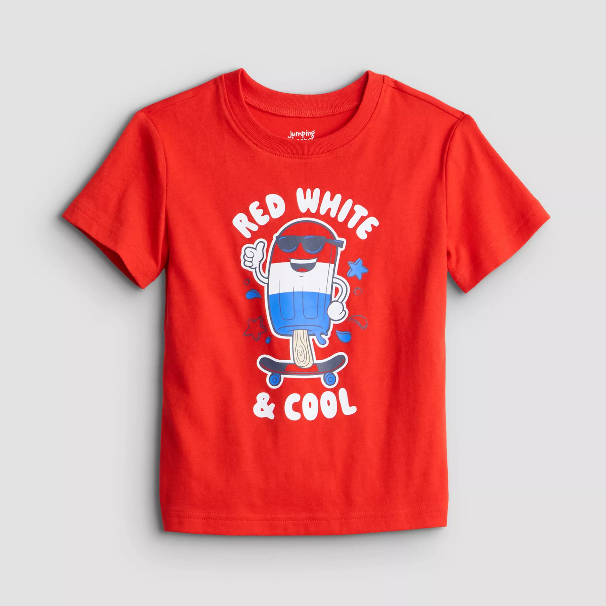 Baby & Toddler Boy Jumping Beans\u00ae Red White & Cool Graphic Tee | Kohl's