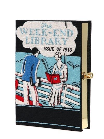 OLYMPIA LE-TAN - THE WEEKEND LIBRARY BOOK CLUTCH | Luisaviaroma
