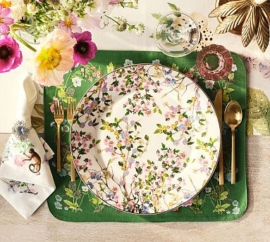 Cynthia Rowley Midsummer Night's Dream Charger Plates - Set of 4 | Pottery Barn (US)