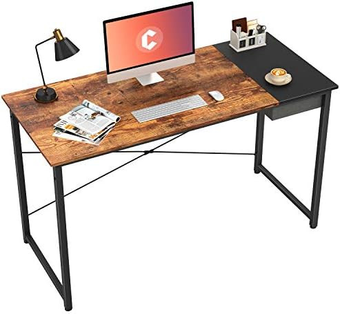 Cubiker Computer Desk 55" Home Office Writing Study Laptop Table, Modern Simple Style Desk with D... | Amazon (US)