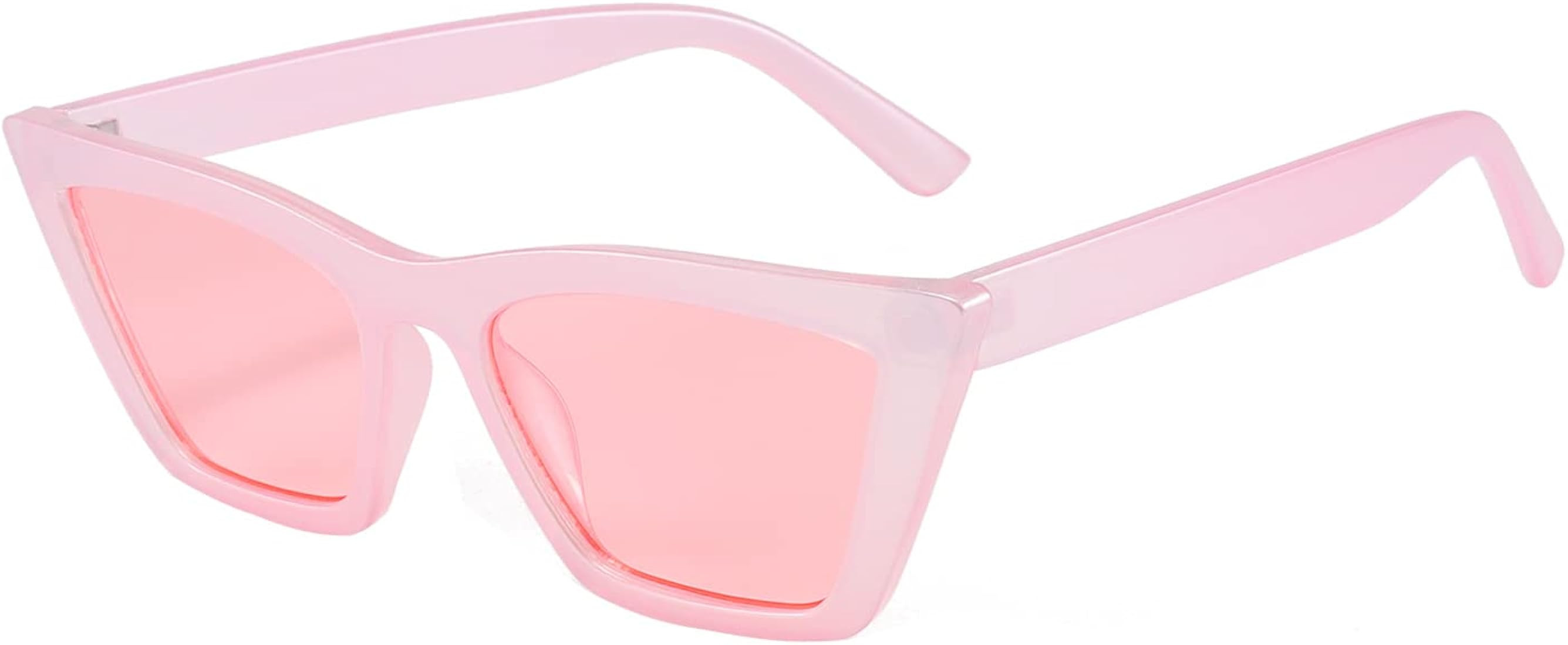 Przene Cateye Shaped Trendy Vintage Sunglasses for Women and Men UV400 Protection Square Frame Su... | Amazon (US)