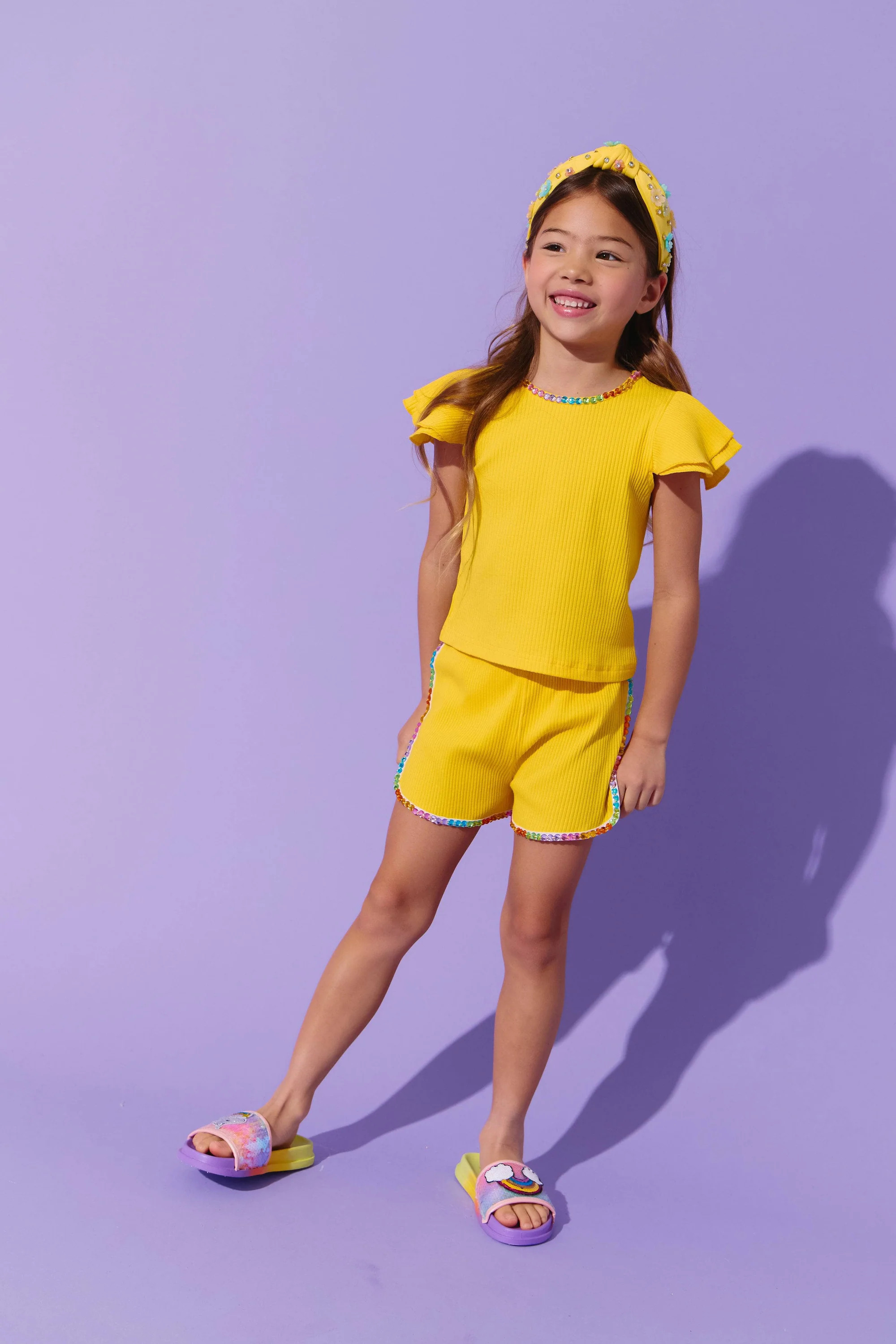 Candy Gem Sunny Ruffle Set | Lola + The Boys
