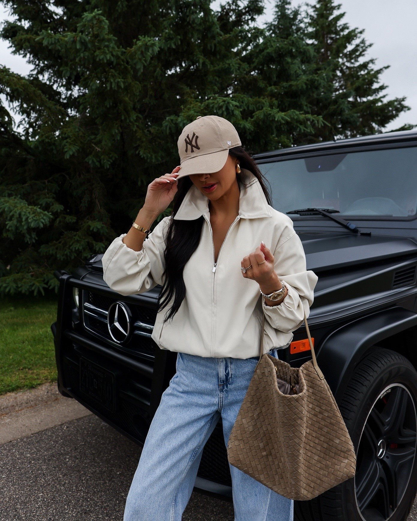 Spring transition outfit
Zara bomber jacket (linking similar)
Amazon braided hobo bag on sale
Zara wide leg jeans 

#LTKSeasonal #LTKSaleAlert #LTKootd