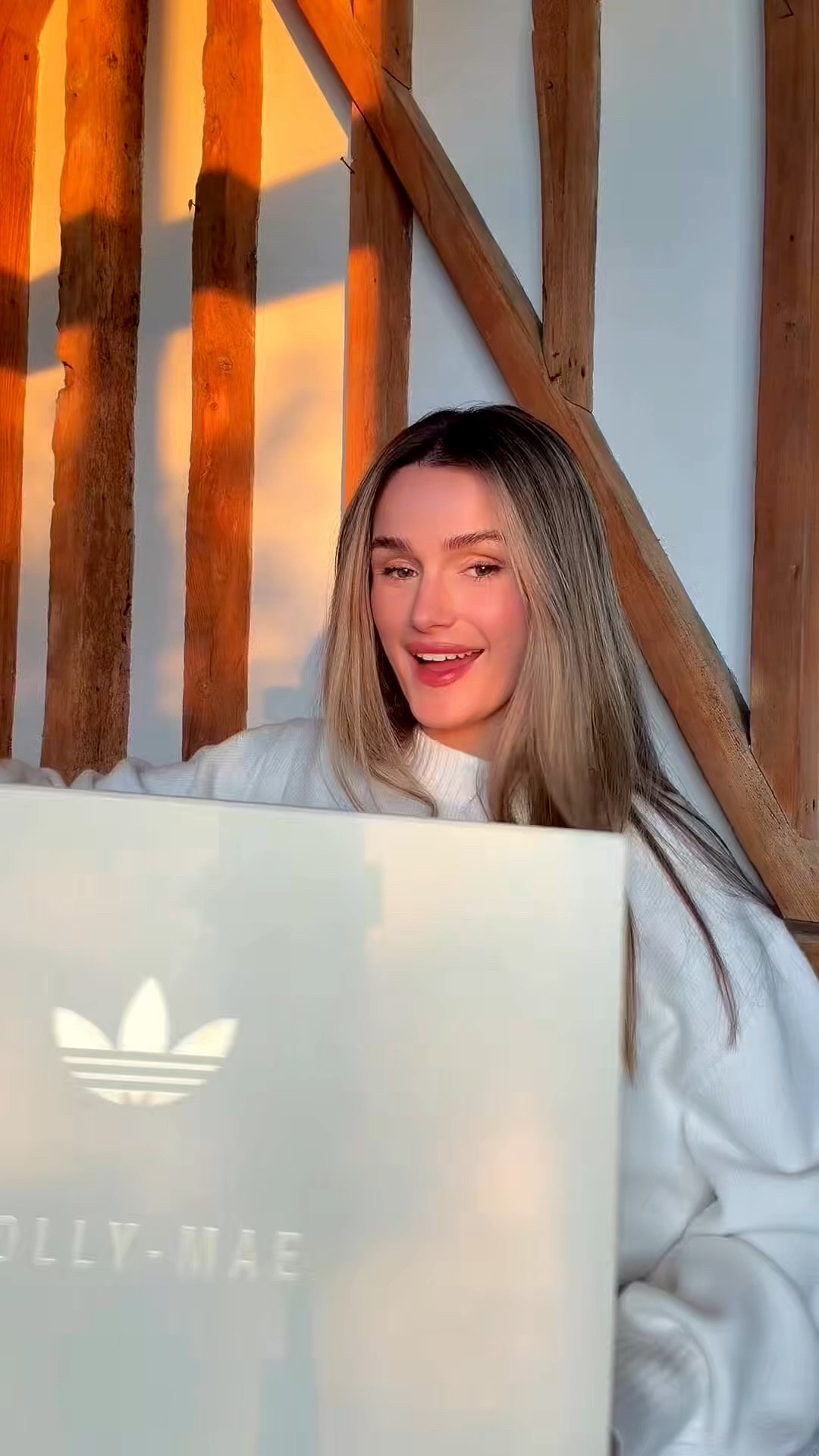 Molly mae x adidas at JD sports