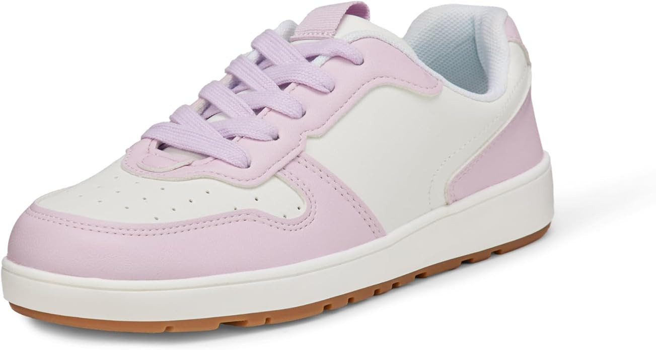 Amazon Essentials Unisex Kids' Low Top Lace Up Court Sneakers | Amazon (US)