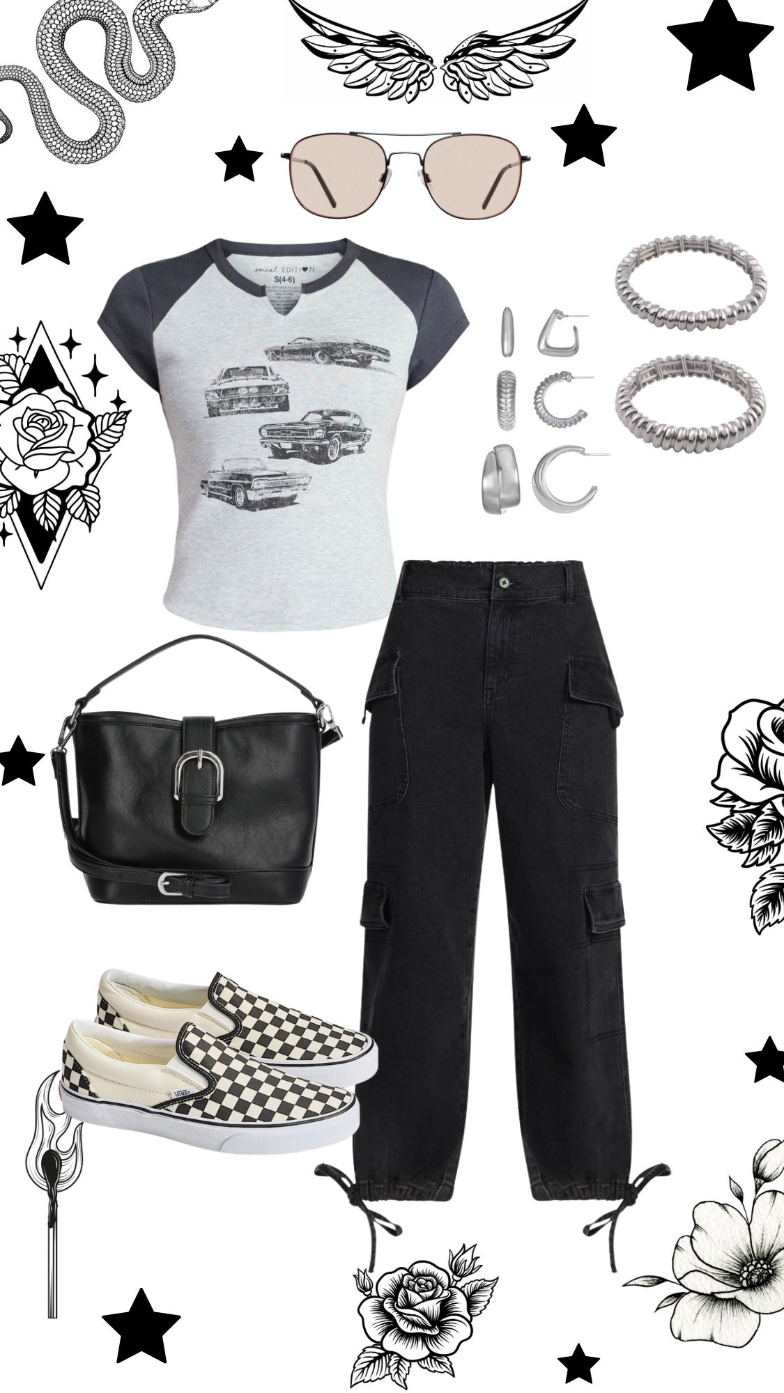 Edgy Walmart outfit 

#LTKootd #LTKMidsize #LTKgrwm