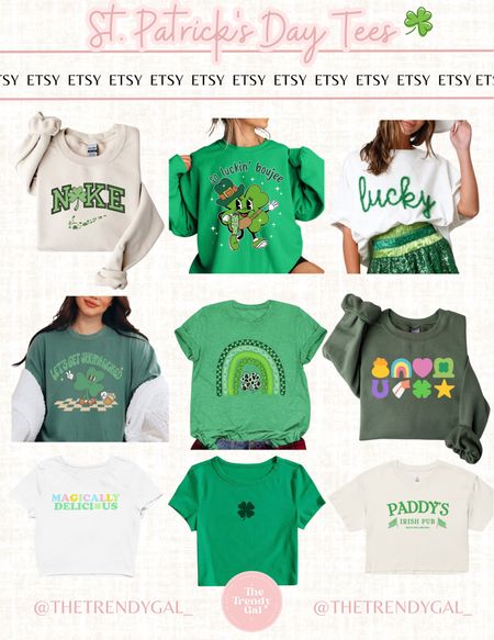 St. Patricks Day tees and sweatshirts under $20! 

#LTKSeasonal #LTKstyletip #LTKfindsunder50
