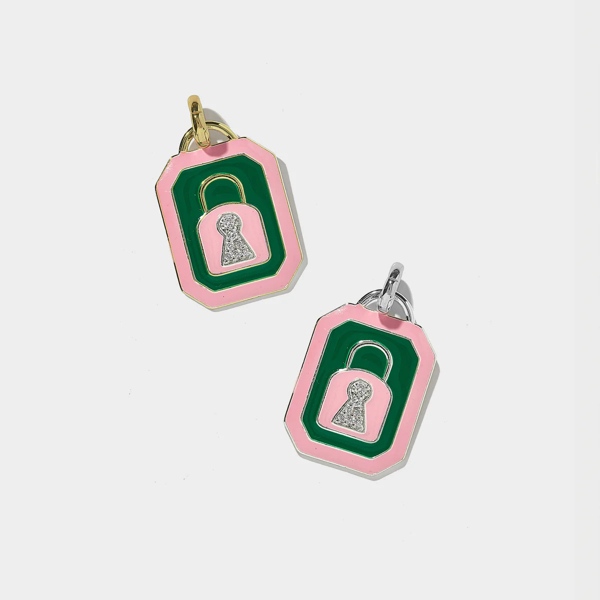 Enamel Lock Charm | Allie + Bess