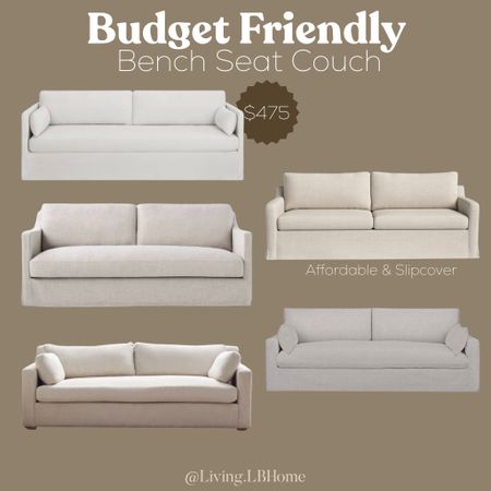 On the hunt for affordable couched with bench cushion seating, and here’s what I found 😱 the top one from Walmart is only $478🤯 I literally don’t even know how. There are so many options across price range to pick from. I cannot wait to furnish our new living room🤩

#LTKhome #LTKsalealert #LTKMostLoved