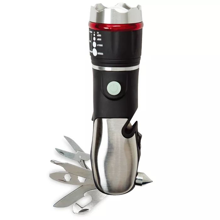 Adventure is Out There Emergency LED Flashlight Multi-Tool - Black | Target