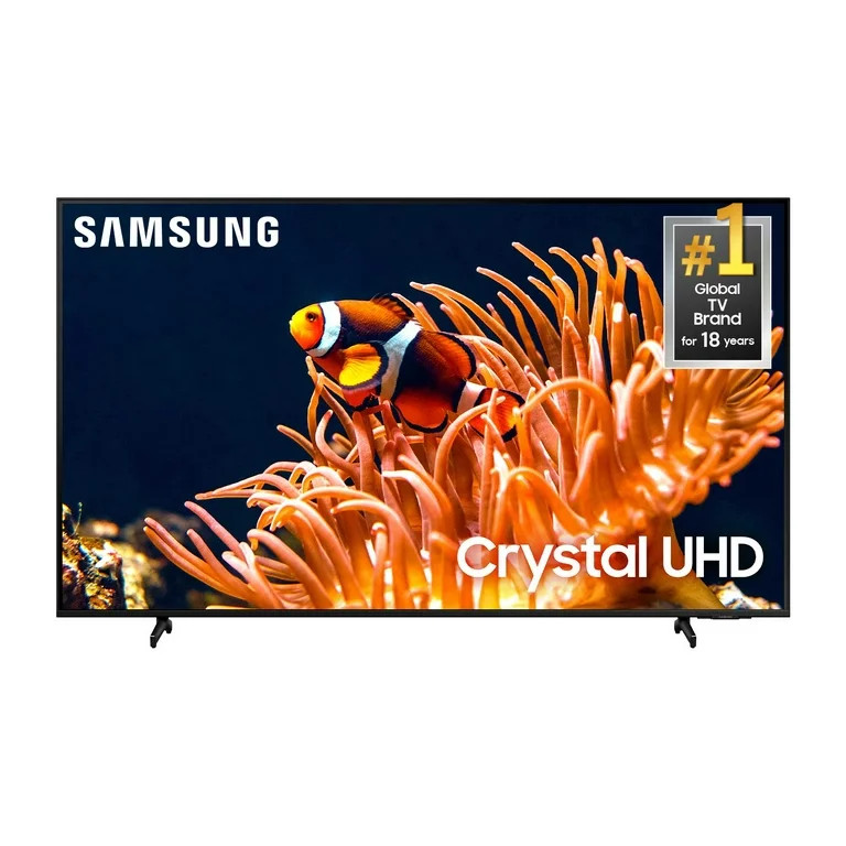 SAMSUNG 65” Class DU8000B Crystal UHD 4K Smart TV UN65DU8000BXZA 2024 and onn. Tilting TV Wall ... | Walmart (US)