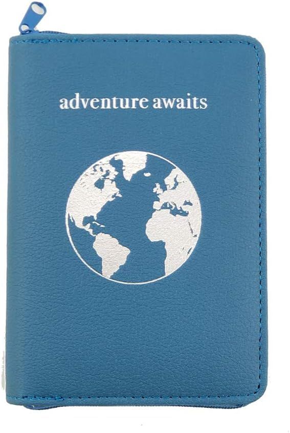 Passport Holder with Unique Zipper Closure - Multiple Colors & Travel Quotes - RFID Blocking Secu... | Amazon (US)