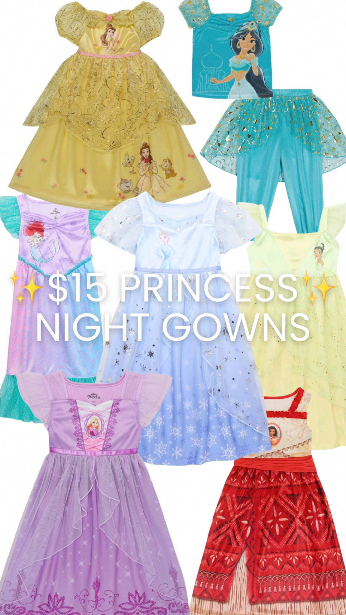 Affordable princess nightgowns! 

#LTKFindsUnder50 #LTKStyleTip #LTKKids
