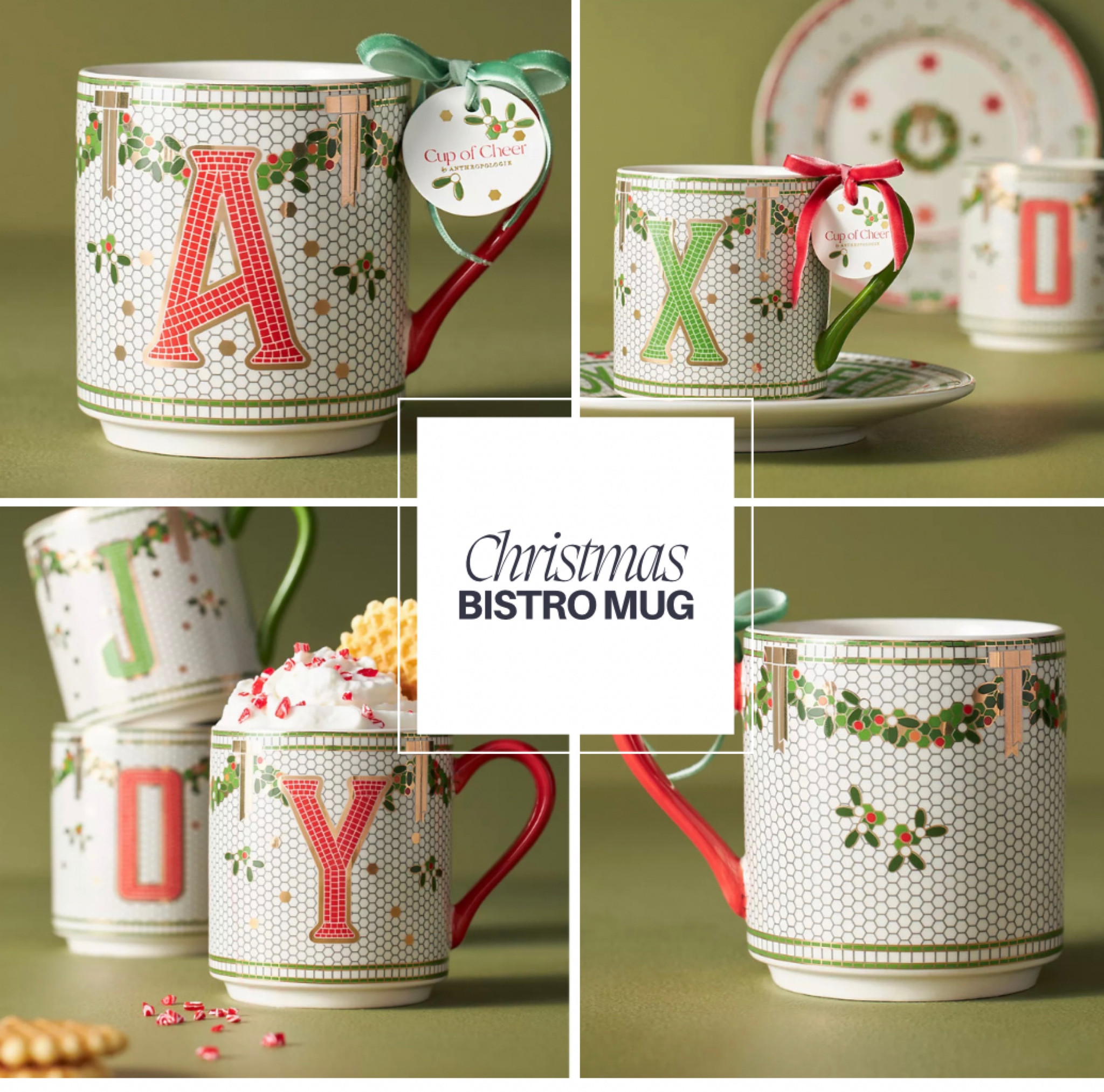 Anthropologie Christmas bistro mug  

#LTKSeasonal #LTKHoliday #LTKhome