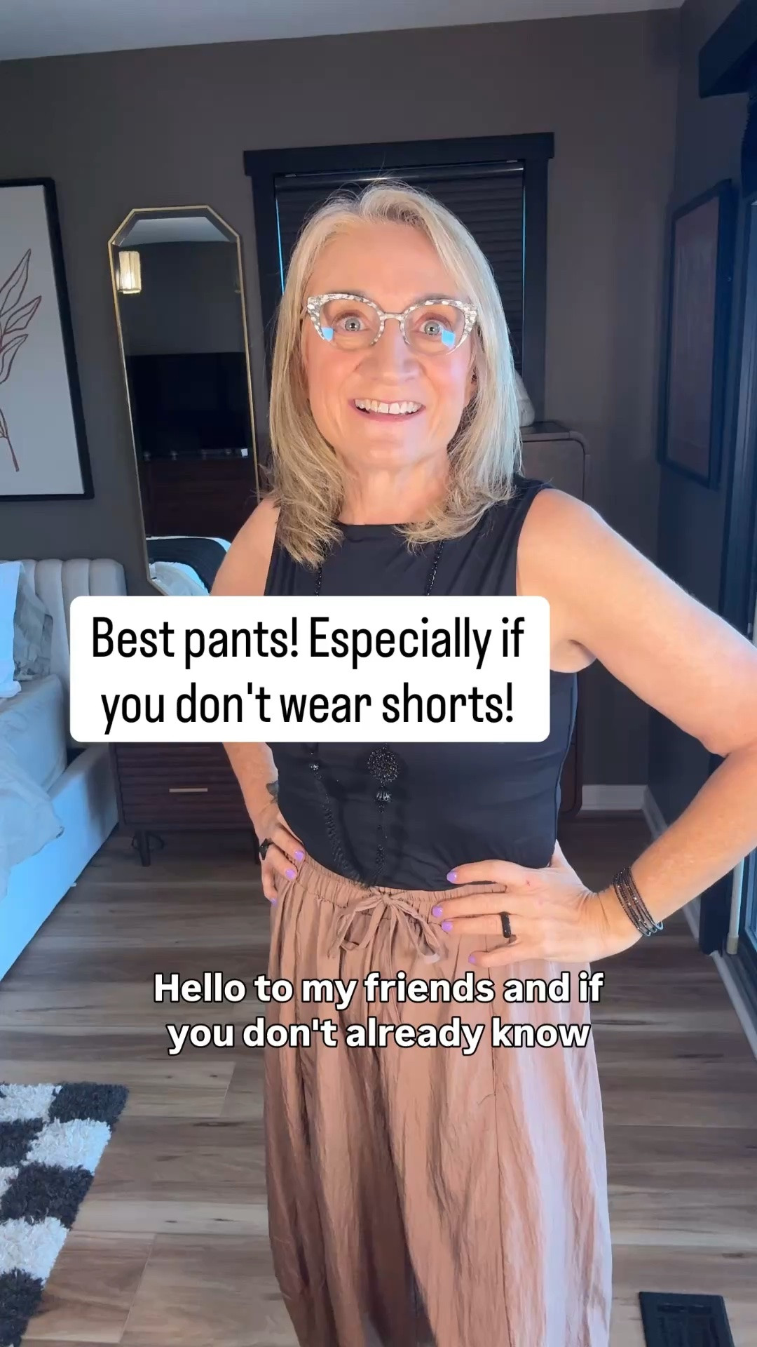 ✨ These loose flowy pants that look like they came from Free People people are absolutely perfect for hot summer days. They are very on trend and so comfortable. I love them!
Comment “SHOP” and I’ll send the links  
Hi, I’m Lisa 👋 I share about affordable fashion 👗 for women 50+ and my weight loss journey. I’m 5'6", 135 pounds, and wear a size 4/6 (S) for reference. @puwei_fashion #summerpants #affordablefashion #freepeopledupe #ootdinspo #summeroutfitideas

#LTKootd #LTKOver40
