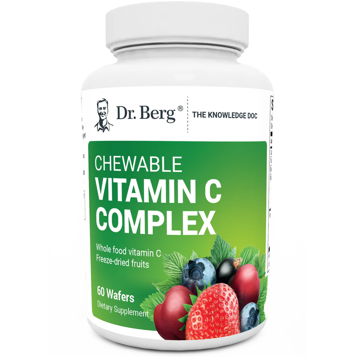 Chewable Vitamin C Complex with Organic berries, Non GMO | Dr Berg