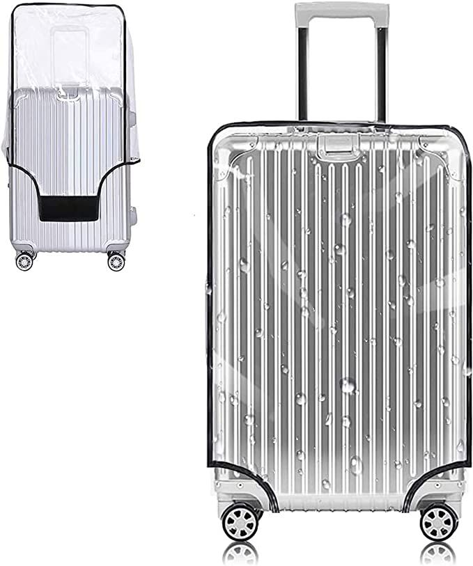 Amazon.com | Yotako Clear PVC Suitcase Cover Protectors 30 Inch Luggage Cover Protectors for Whee... | Amazon (US)
