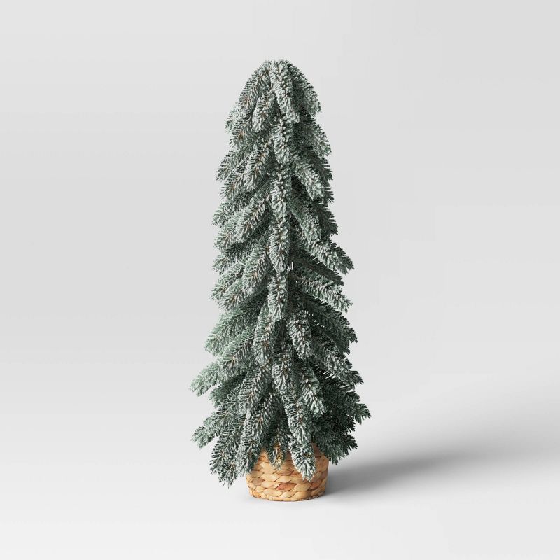 Artificial Downswept Flocked PVC Tree - Threshold™ | Target